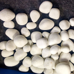 White Riverbed Pebble Stones